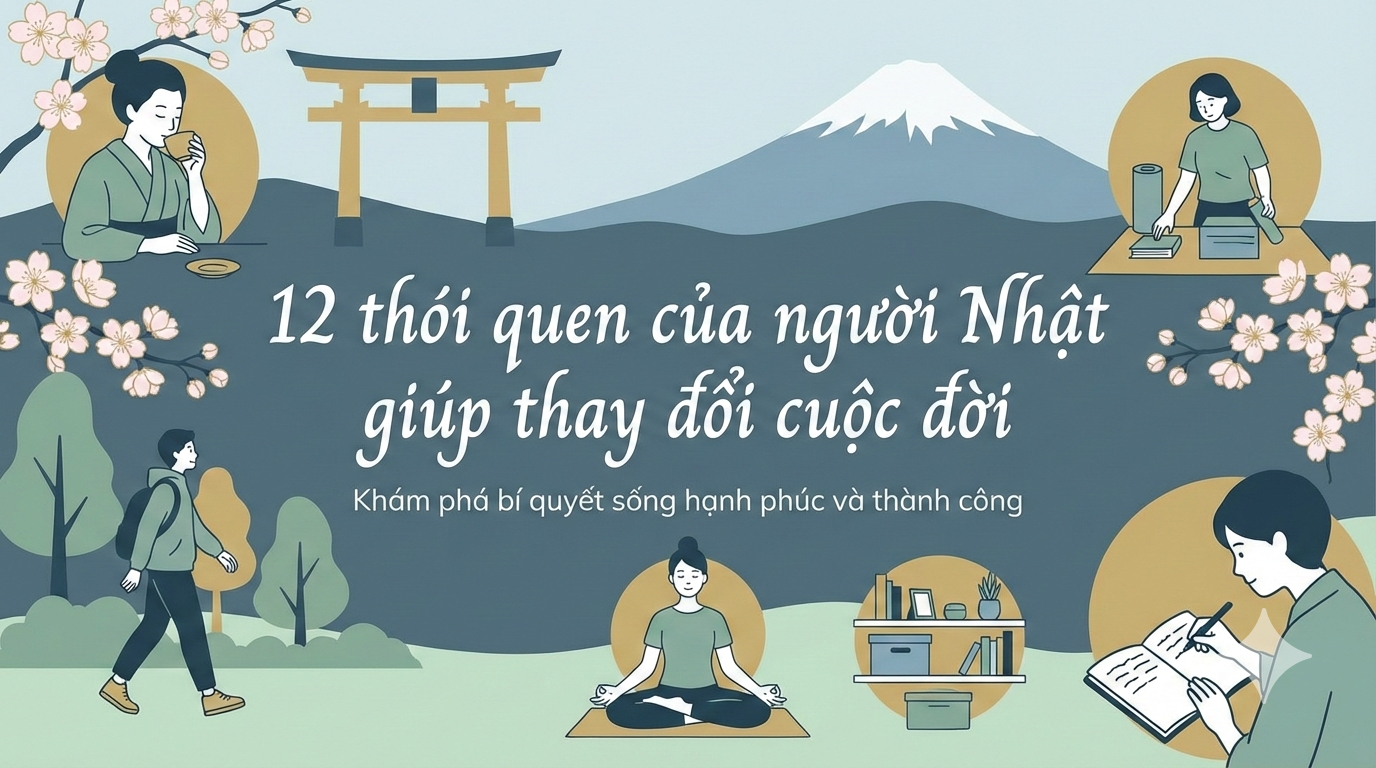 12 Thói quen của người Nhật giúp thay đổi cuộc đời