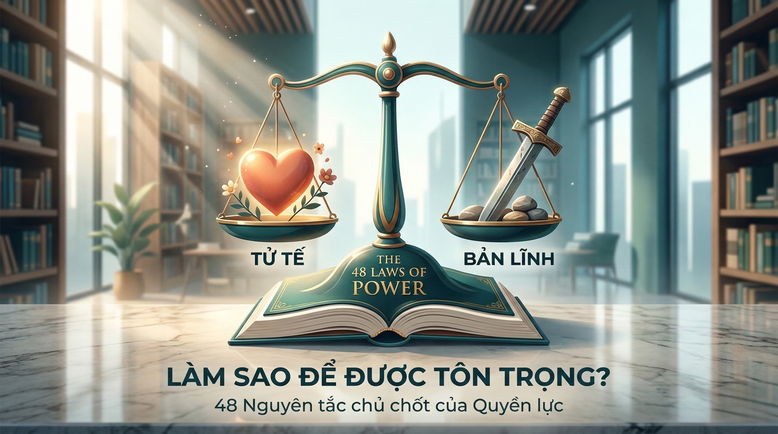 Làm Sao Để Người Khác Tôn Trọng Bạn? Bài Học Từ 48 Nguyên Tắc Chủ Chốt của Quyền Lực & DCI