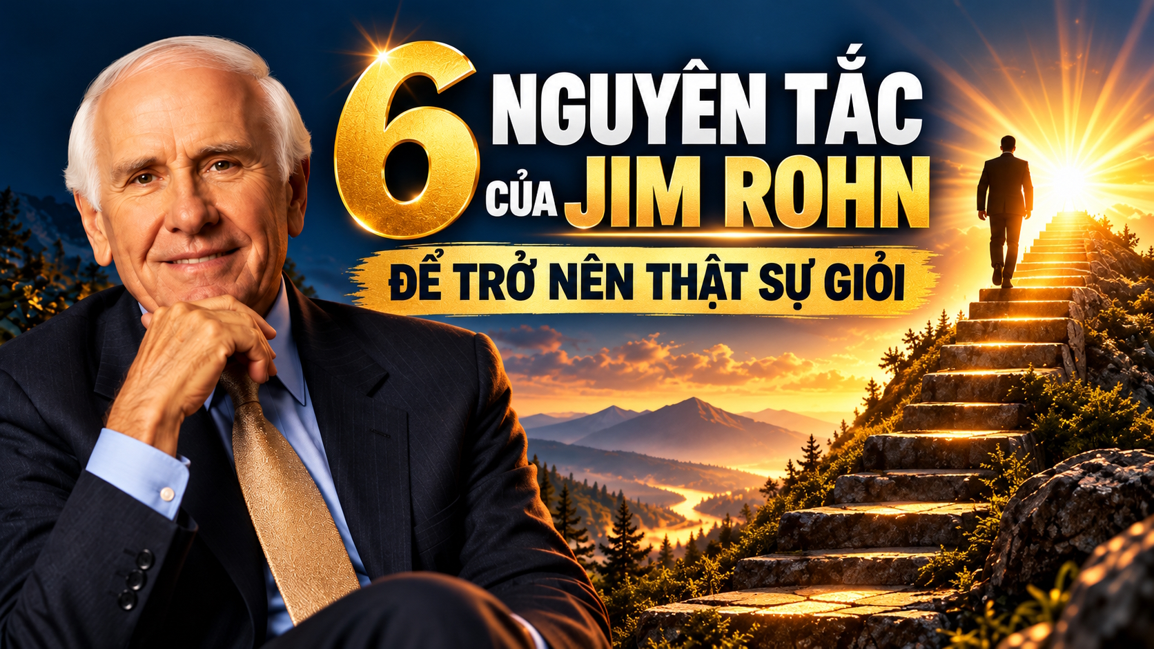 💎 6 Nguyên Tắc Của Jim Rohn Để Trở Nên Thật Sự Giỏi